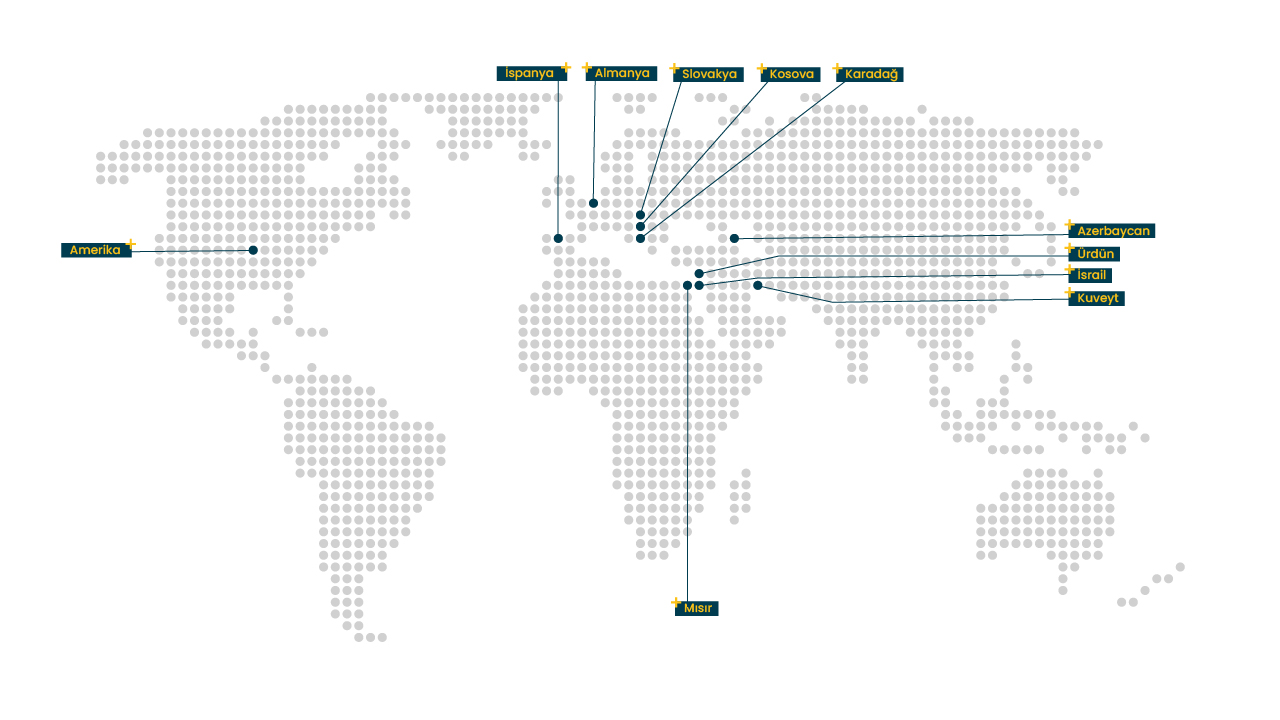 Dünya Haritası Bayi Ağı